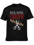 Rock Paper CRISPR T-Shirt - Gene Editing Tee