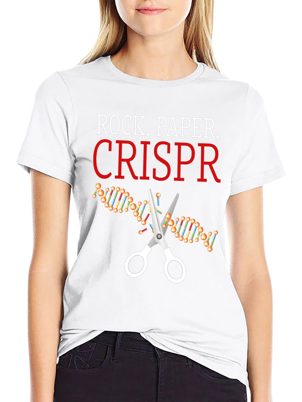 Rock Paper CRISPR T-Shirt - Gene Editing Tee