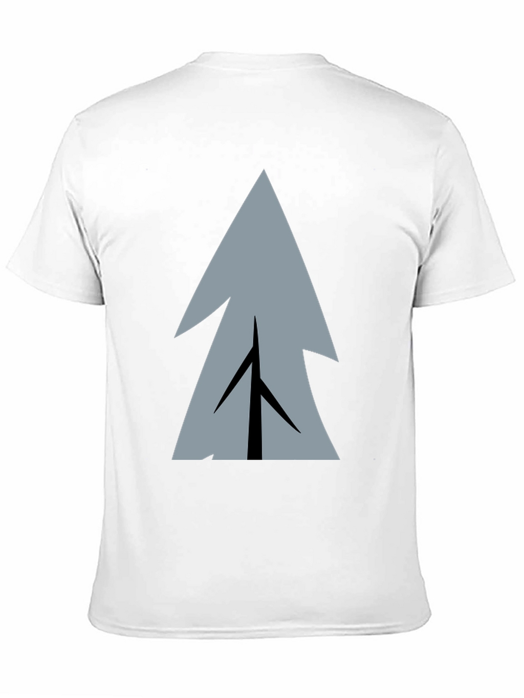 Geometric Tree Graphic Print T-Shirt