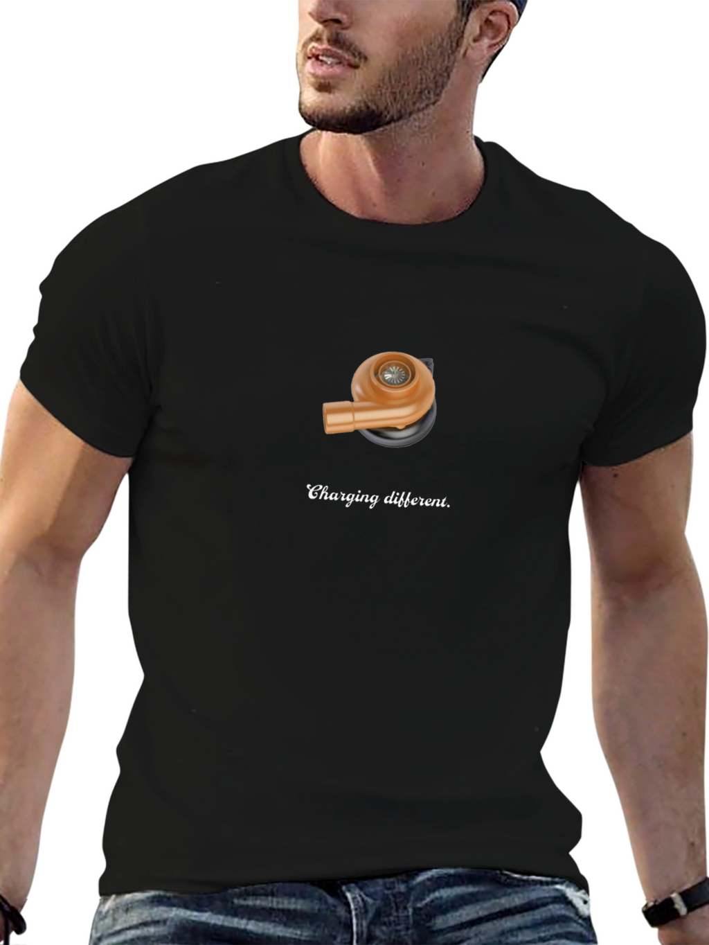 Charging Different T-Shirt - Turbo Design