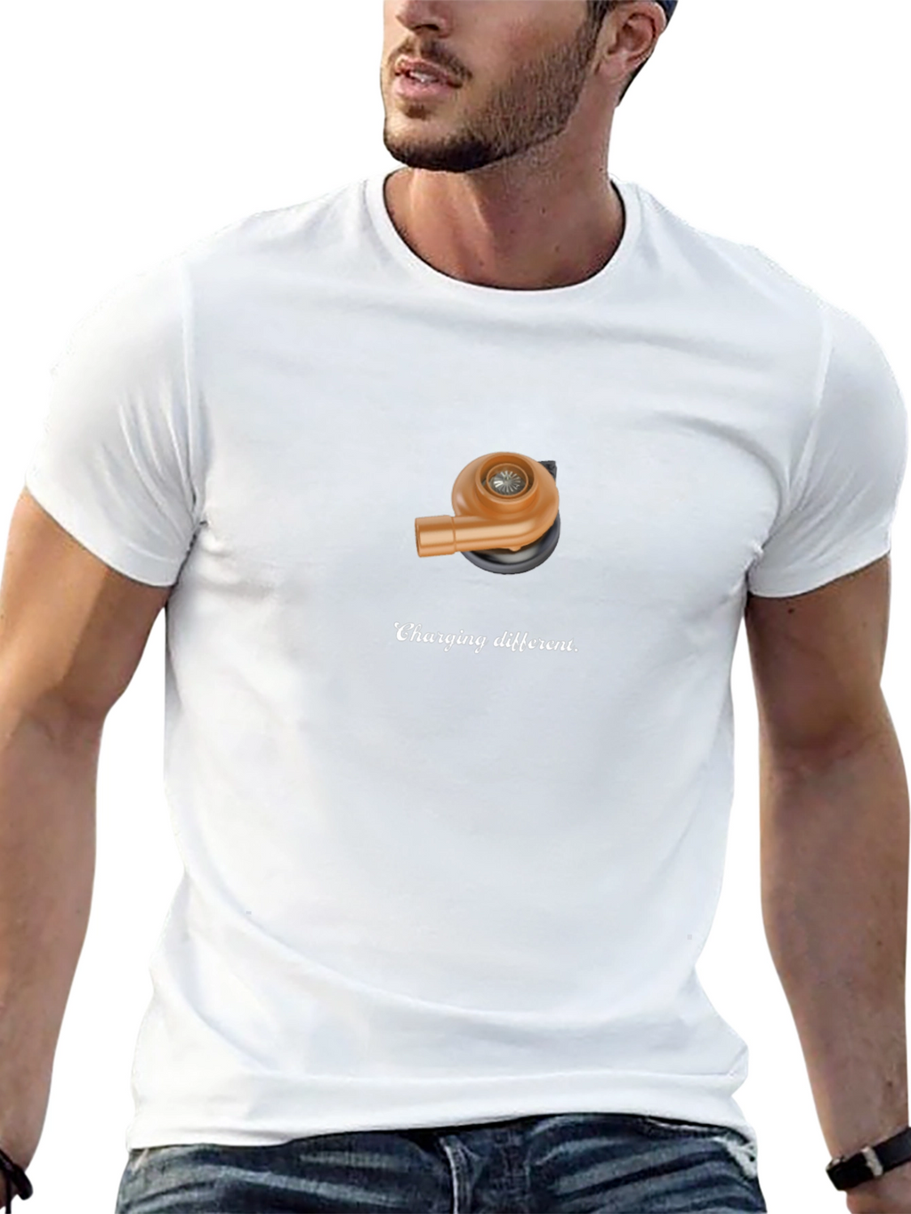 Charging Different T-Shirt - Turbo Design