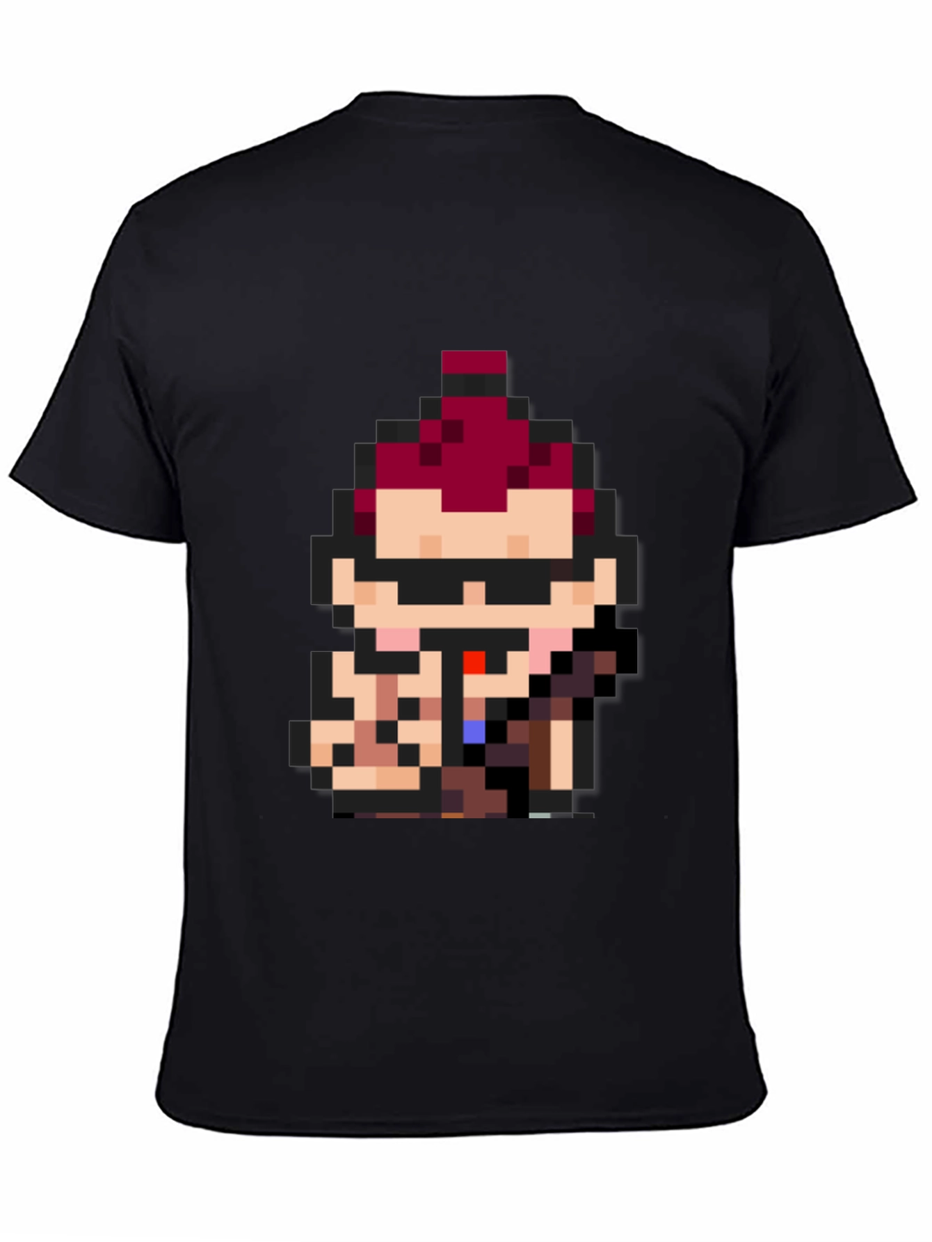 Pixel Art Character Black Tee