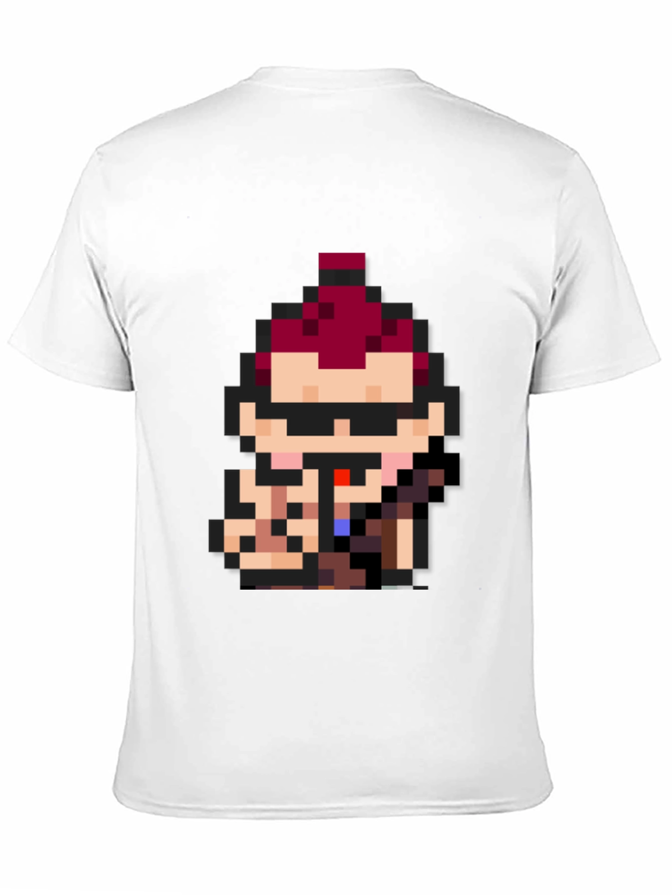 Pixel Art Character Black Tee