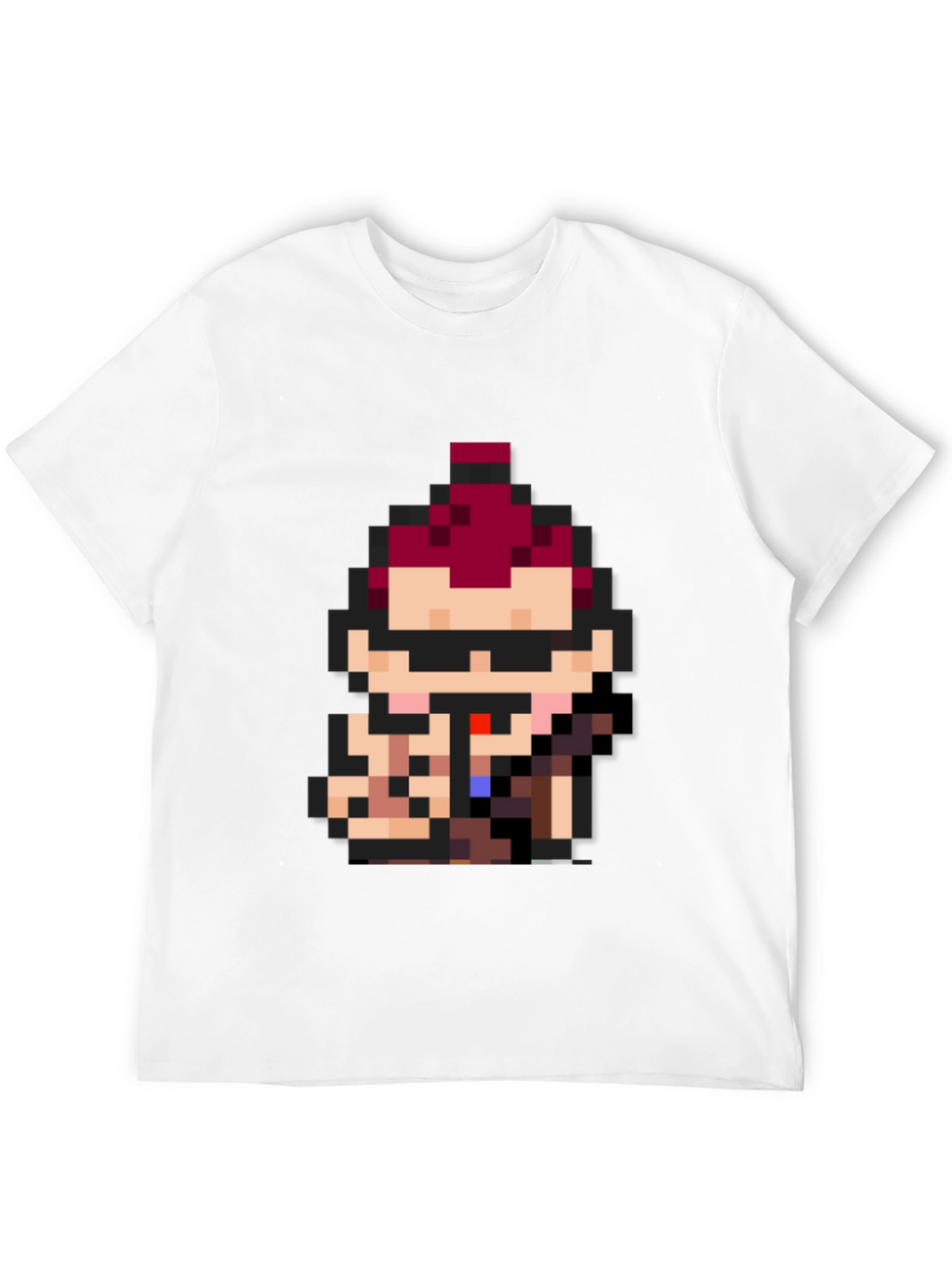 Pixel Art Character Black Tee
