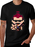 Pixel Art Character Black Tee