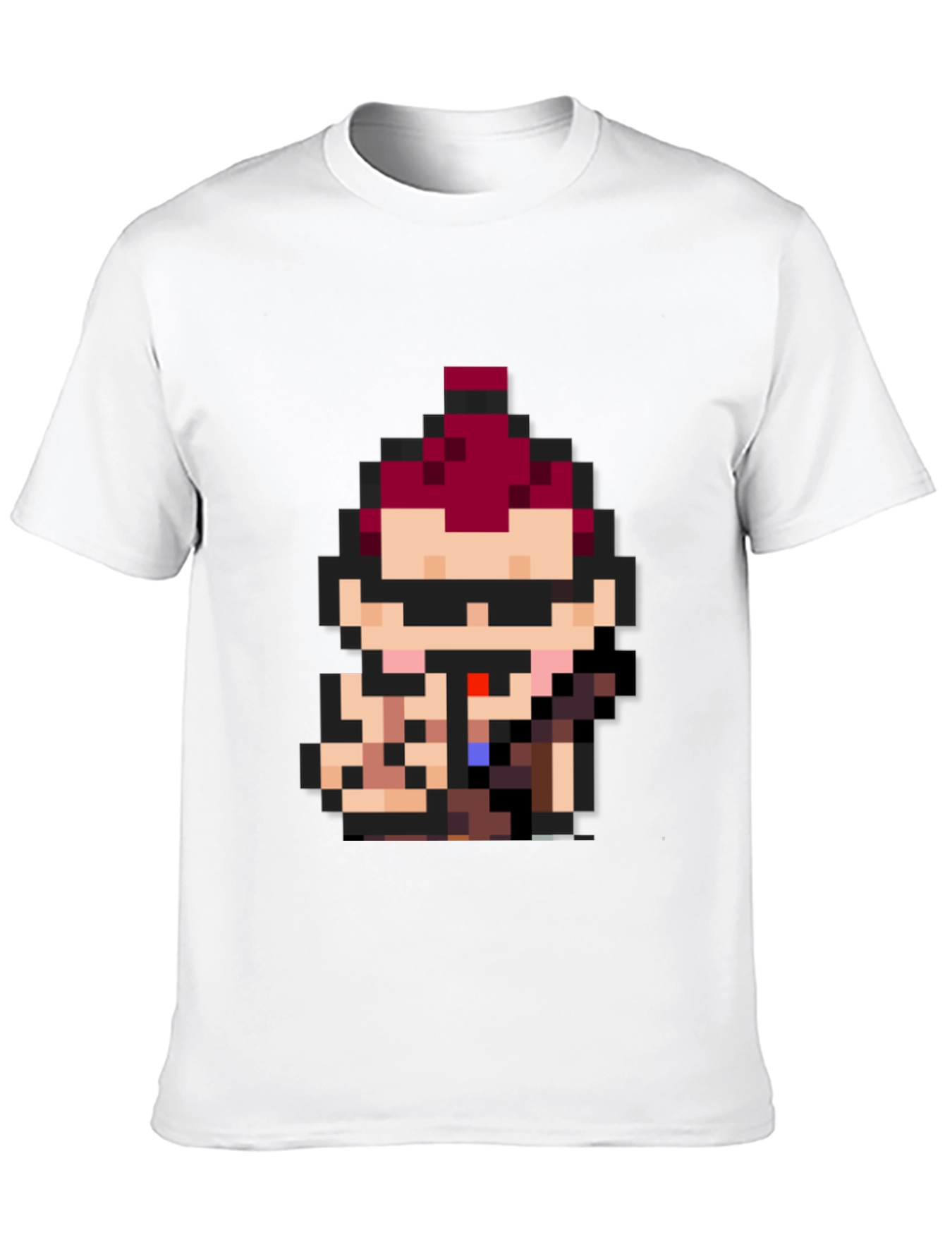 Pixel Art Character Black Tee