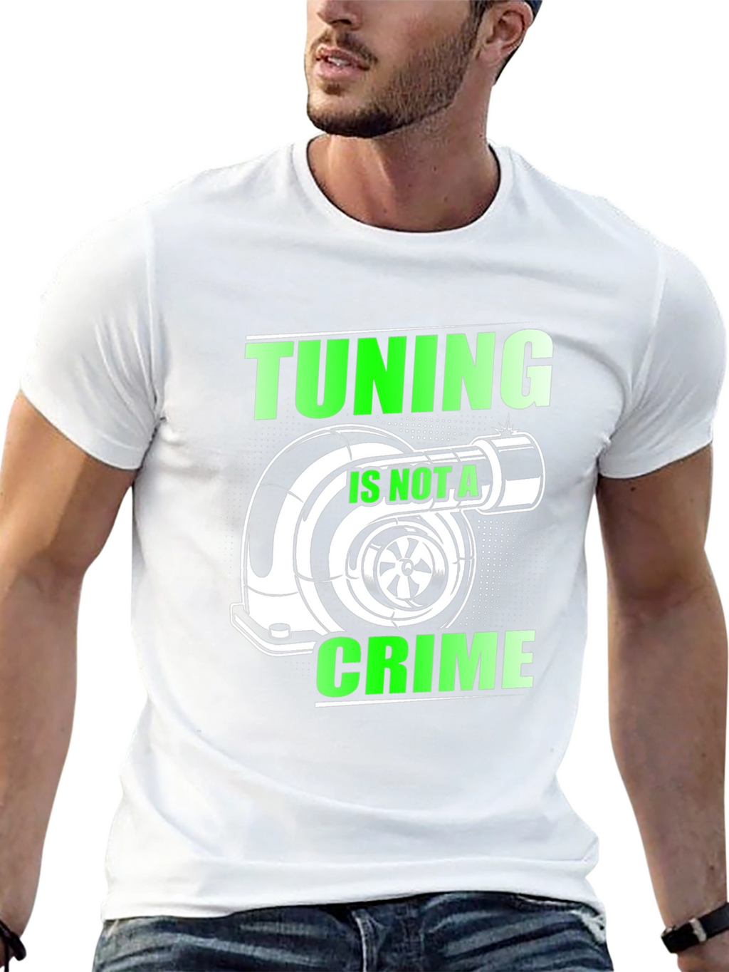 Tuning Is Not A Crime Graphic T-Shirt