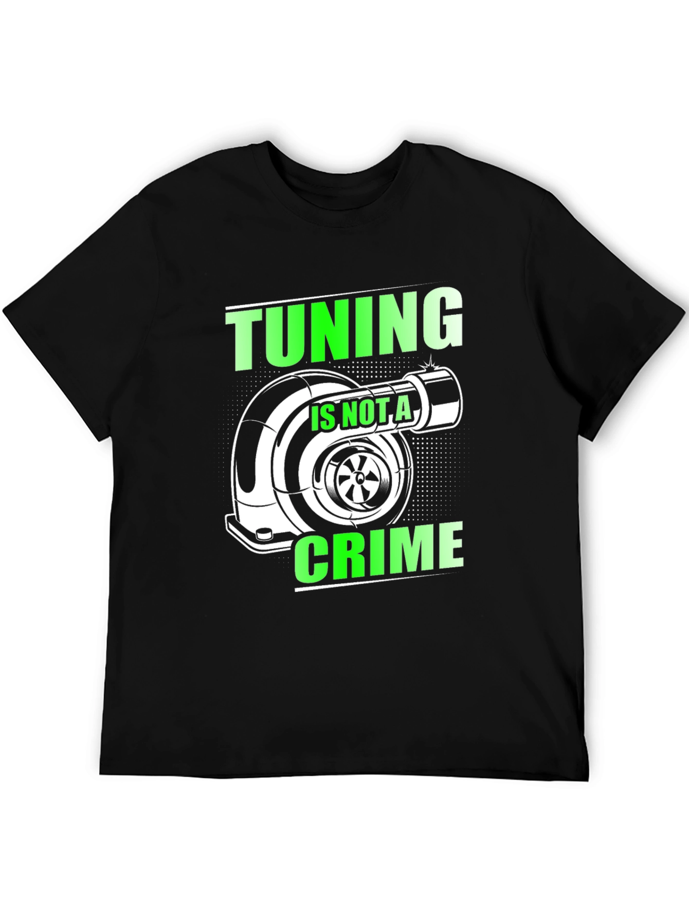 Tuning Is Not A Crime Graphic T-Shirt