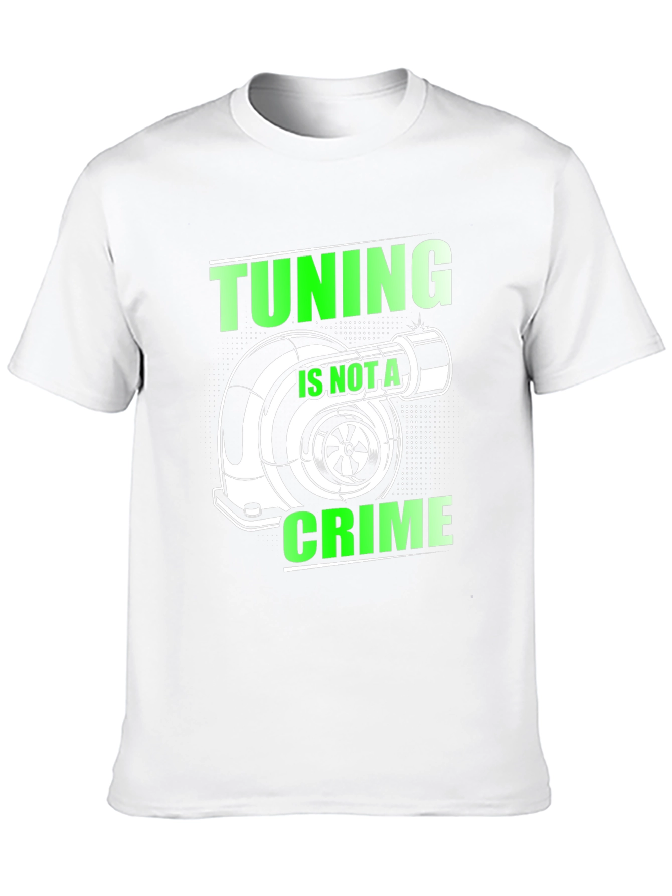 Tuning Is Not A Crime Graphic T-Shirt