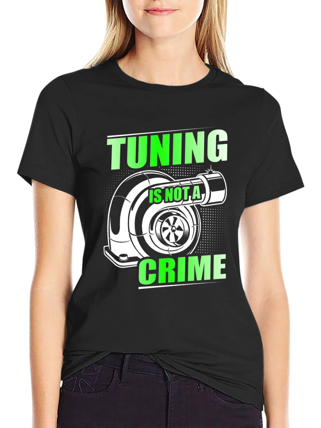 Tuning Is Not A Crime Graphic T-Shirt