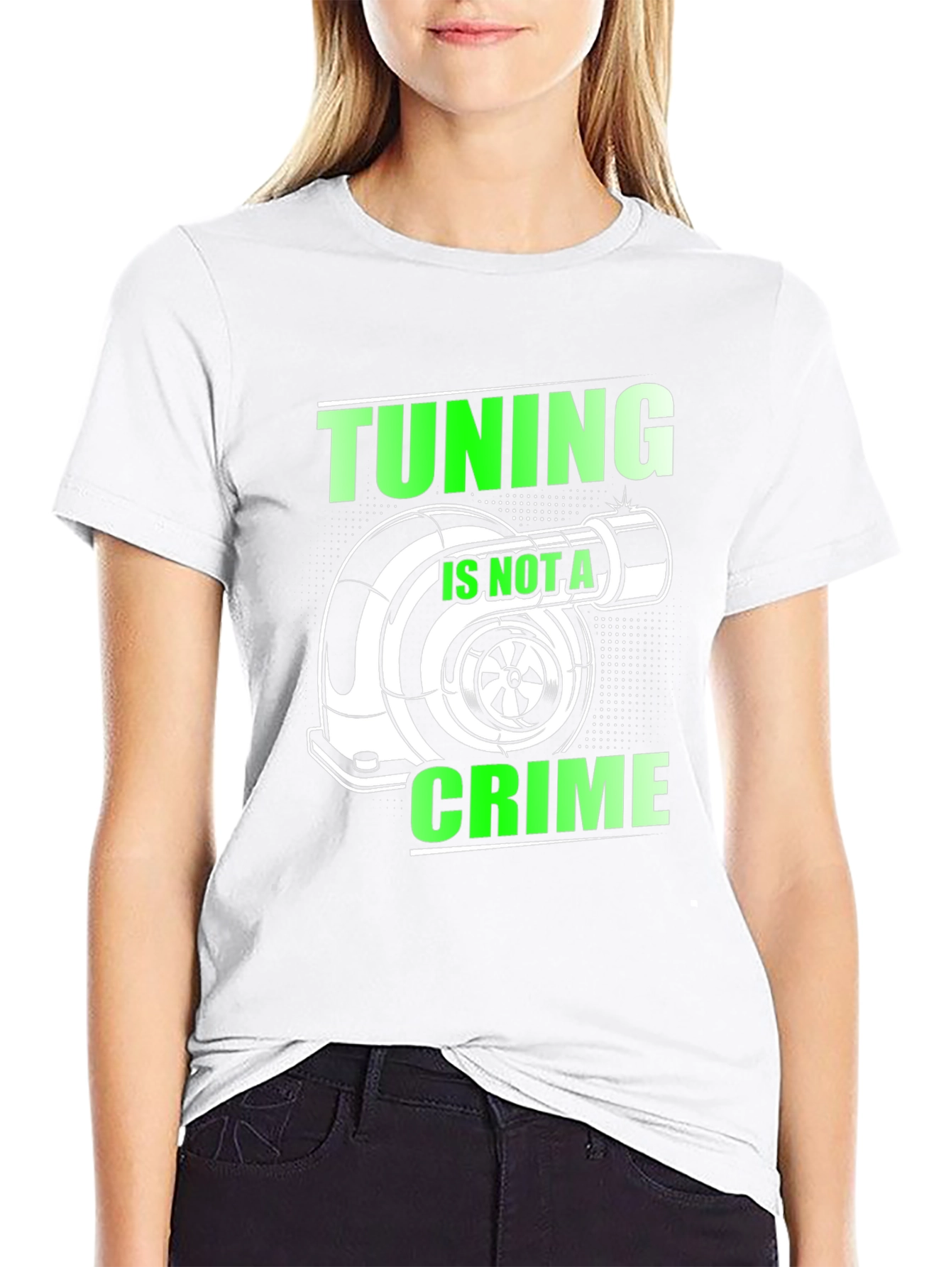 Tuning Is Not A Crime Graphic T-Shirt