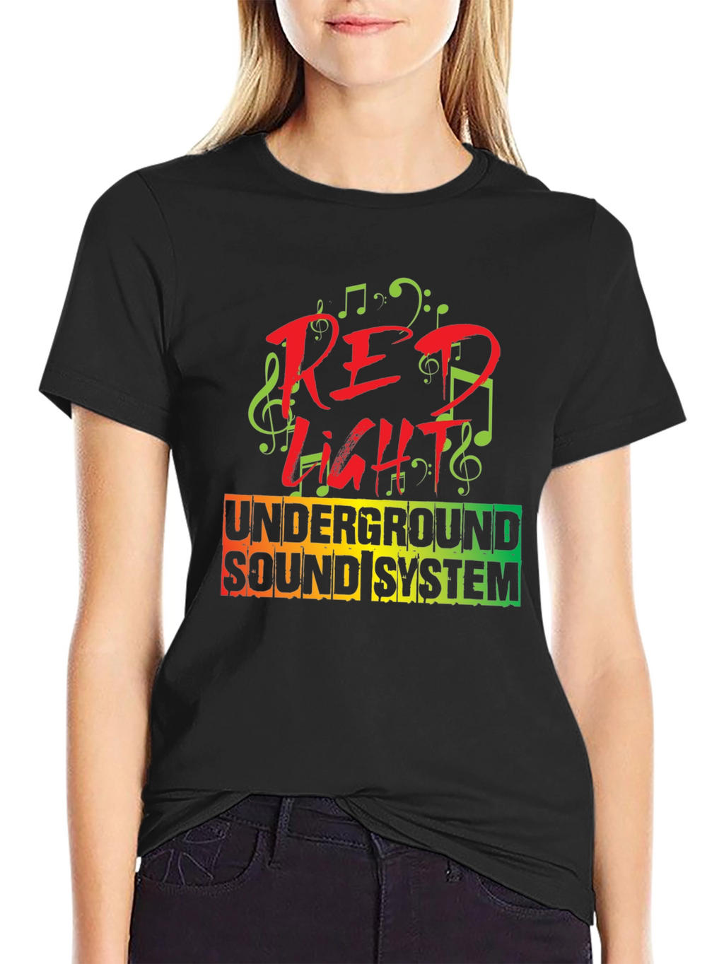 Red Light Underground Sound System T-Shirt