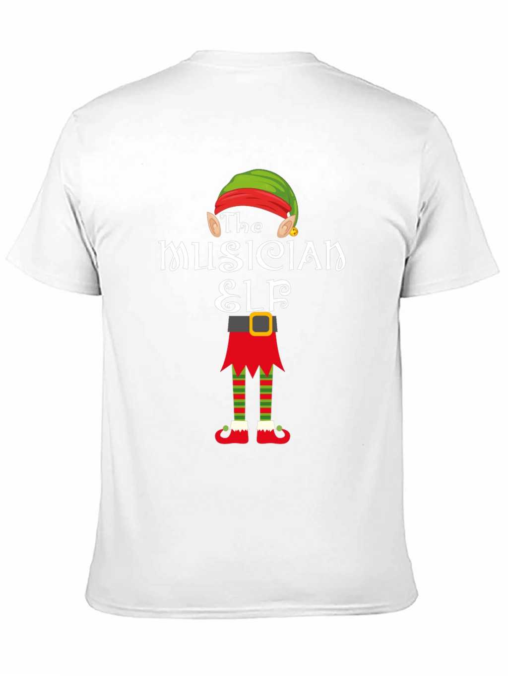 The Musician Elf T-Shirt - Holiday Fun
