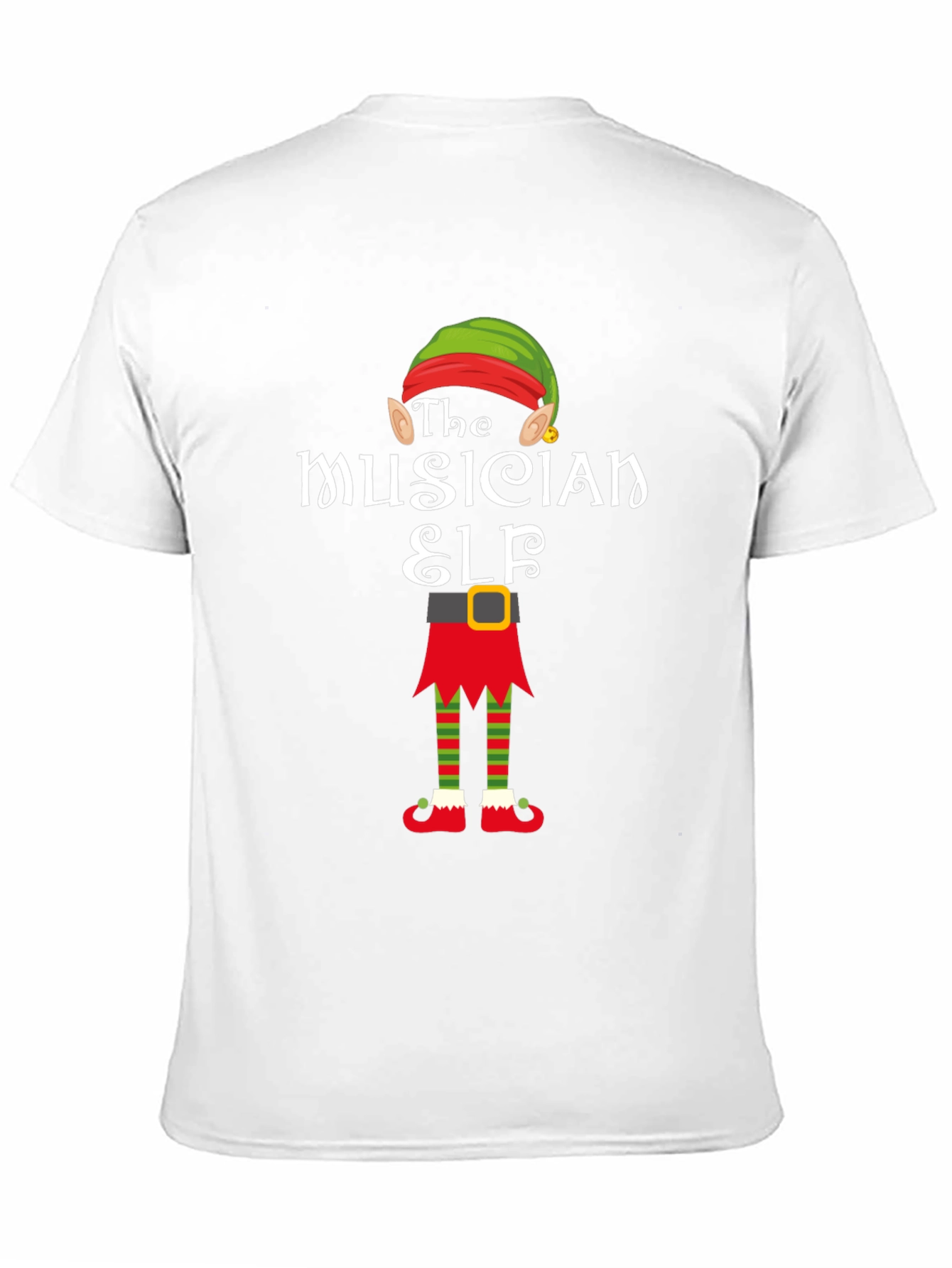 The Musician Elf T-Shirt - Holiday Fun