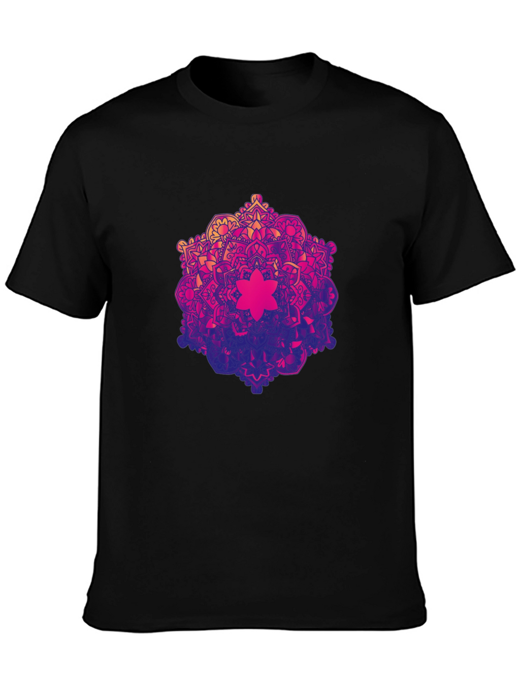 Geometric Mandala Graphic Tee - Stylish & Unique Design