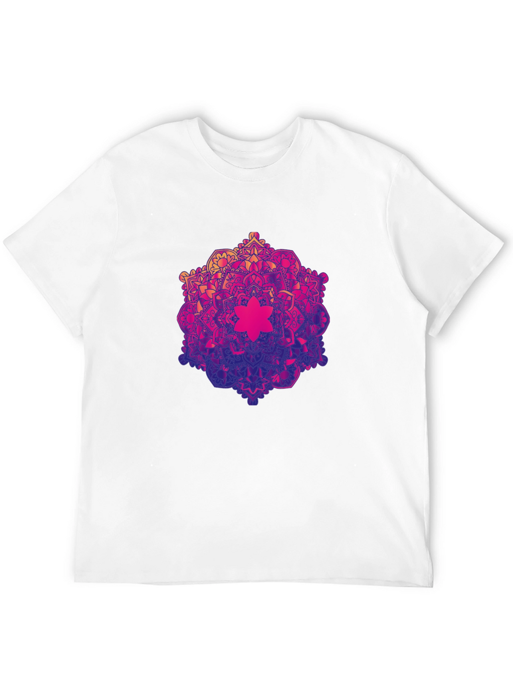 Geometric Mandala Graphic Tee - Stylish & Unique Design