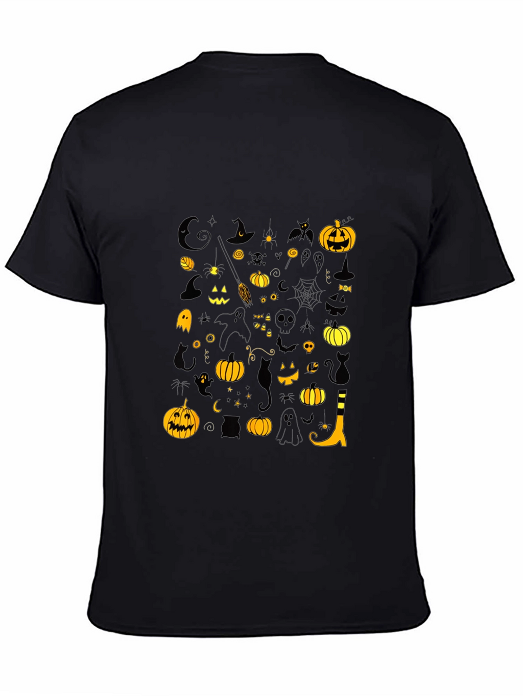 Halloween Graphic Tee - Black Shirt