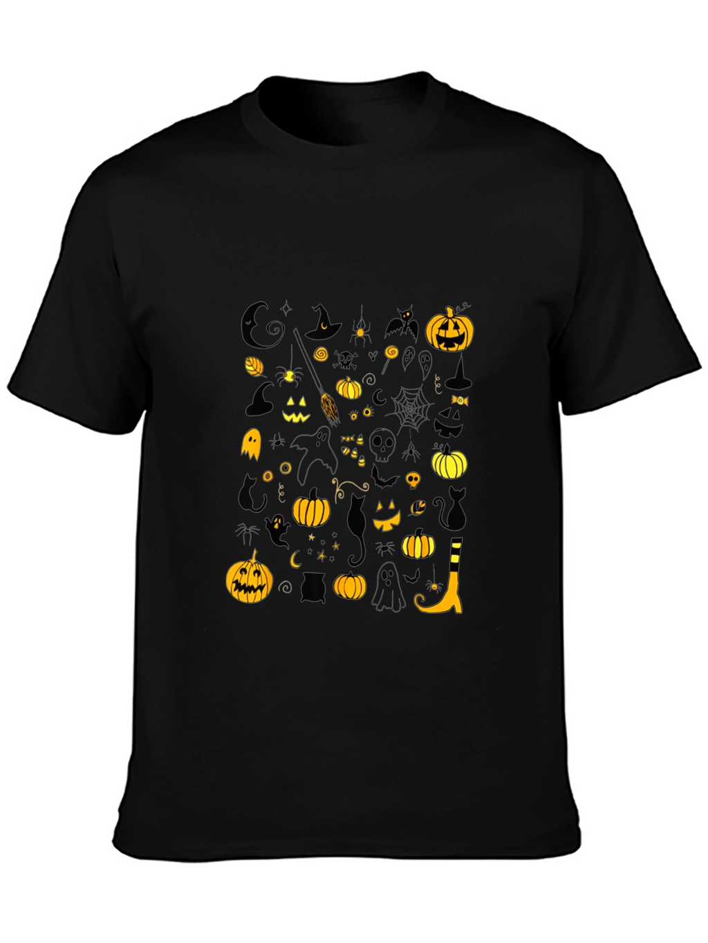 Halloween Graphic Tee - Black Shirt