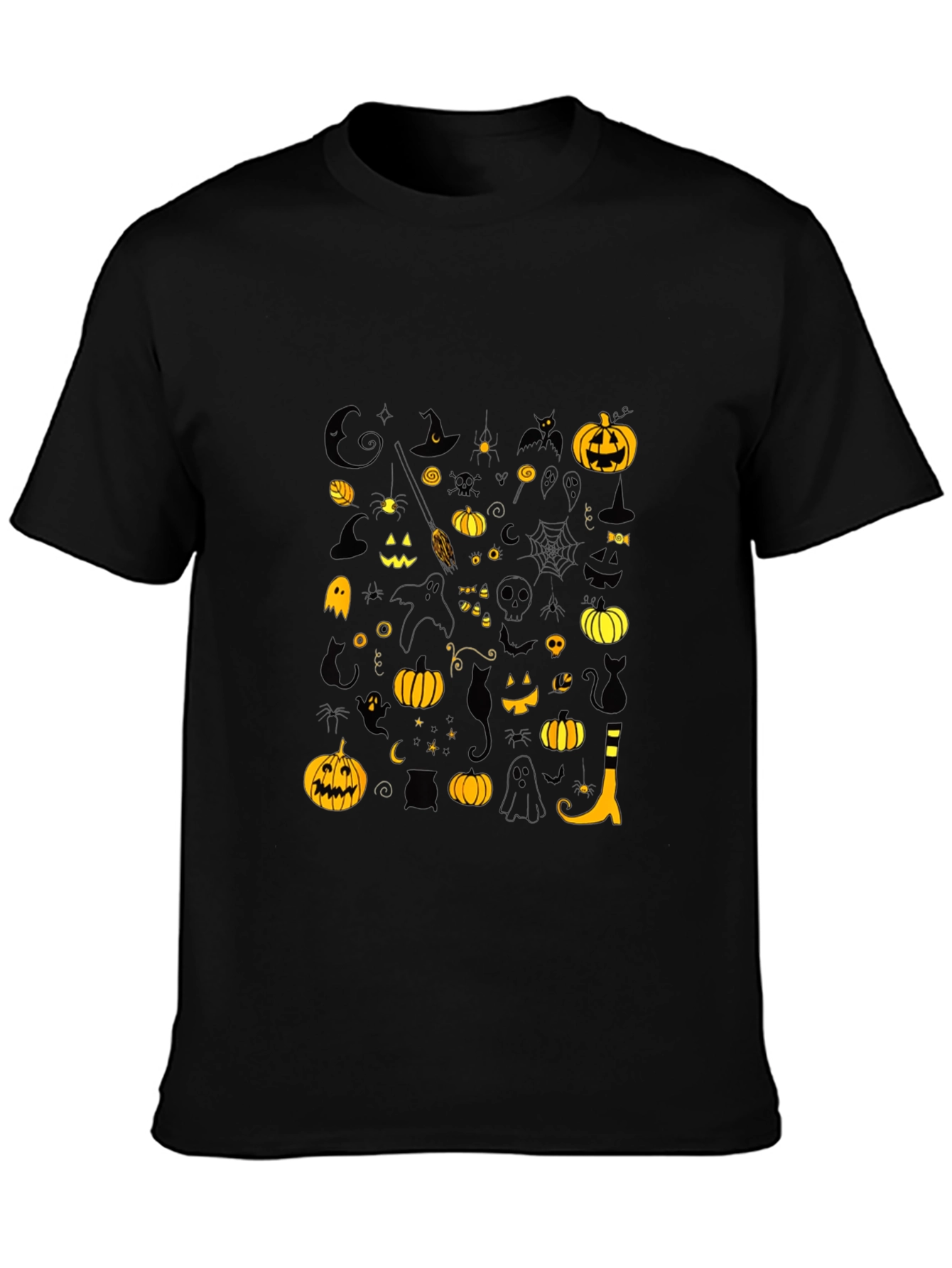 Halloween Graphic Tee - Black Shirt