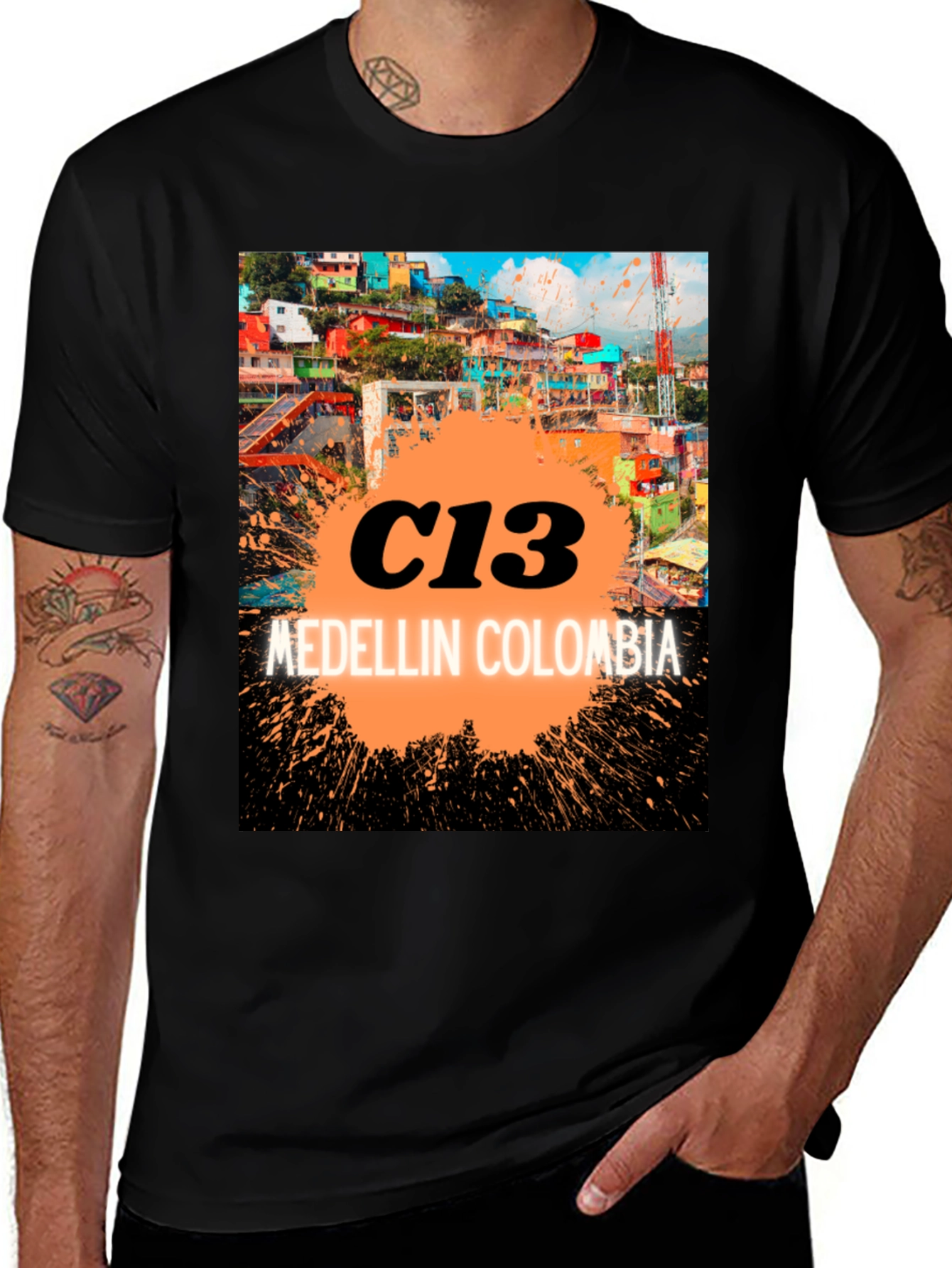 Medellin Colombia C13 Graphic T-Shirt