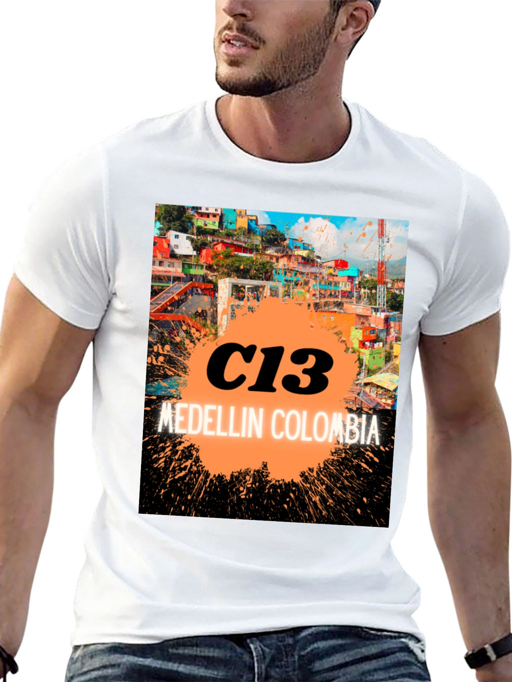 Medellin Colombia C13 Graphic T-Shirt