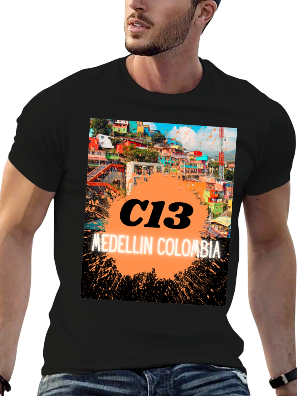 Medellin Colombia C13 Graphic T-Shirt