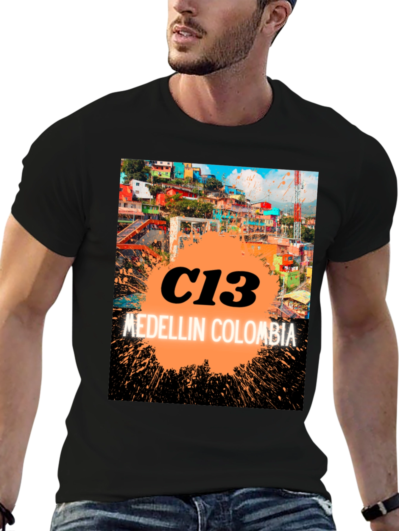Medellin Colombia C13 Graphic T-Shirt