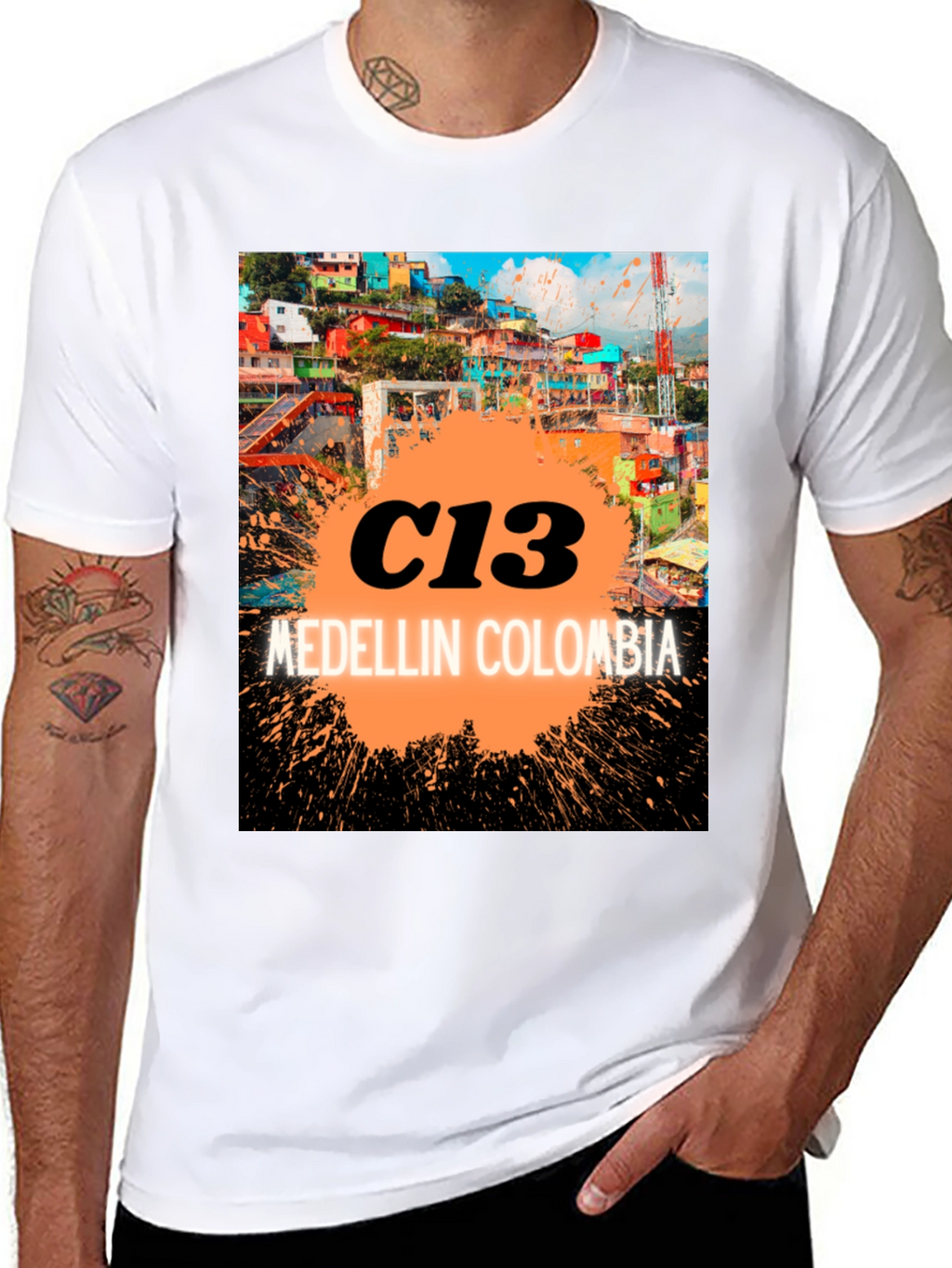 Medellin Colombia C13 Graphic T-Shirt