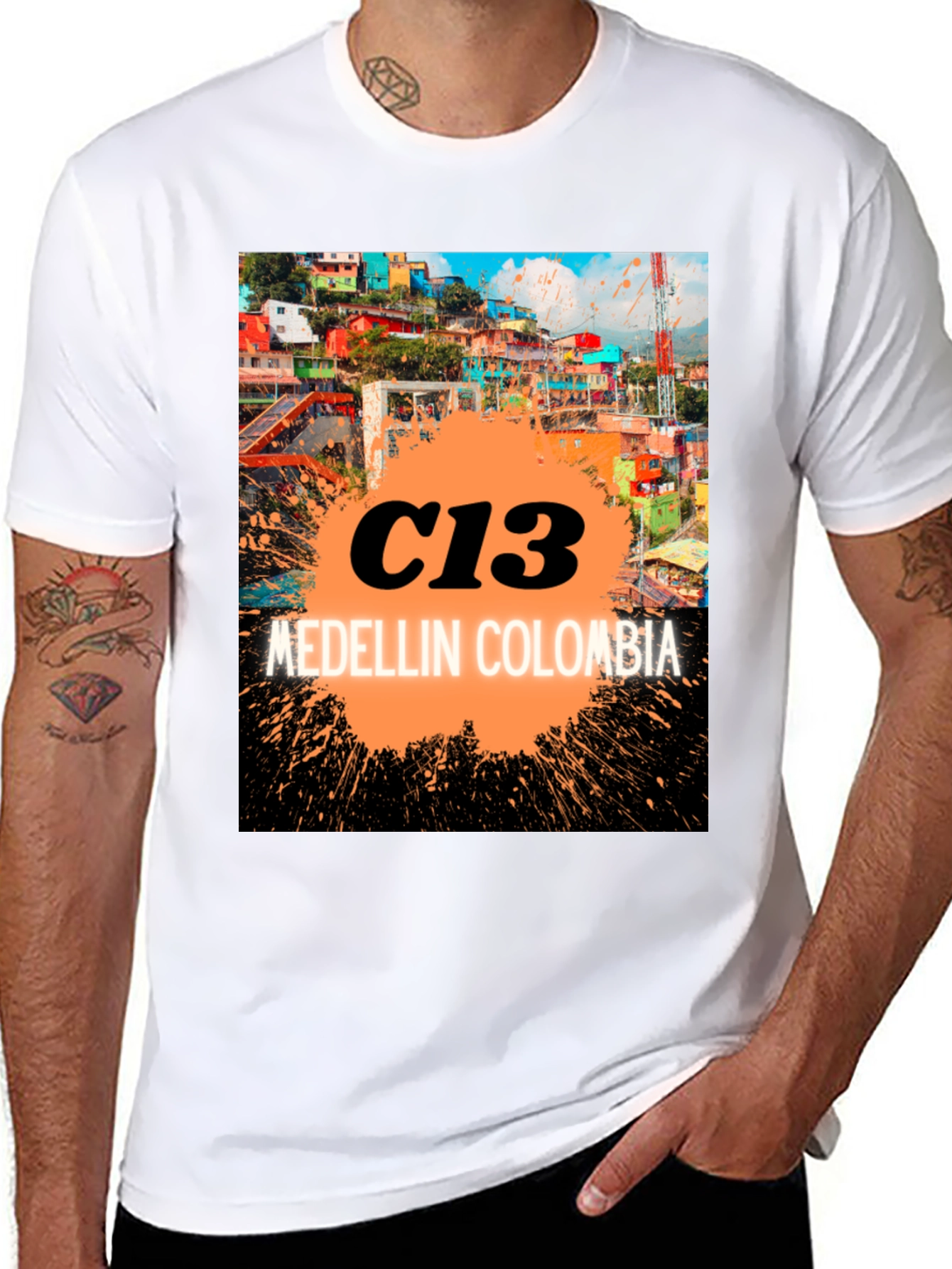 Medellin Colombia C13 Graphic T-Shirt