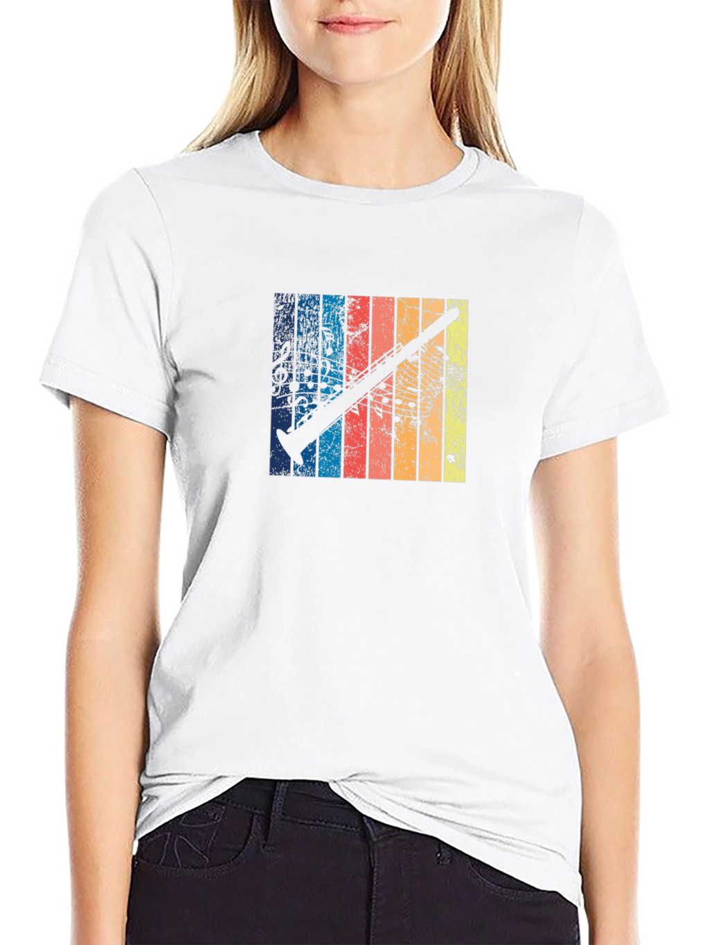 Retro Clarinet Music T-Shirt