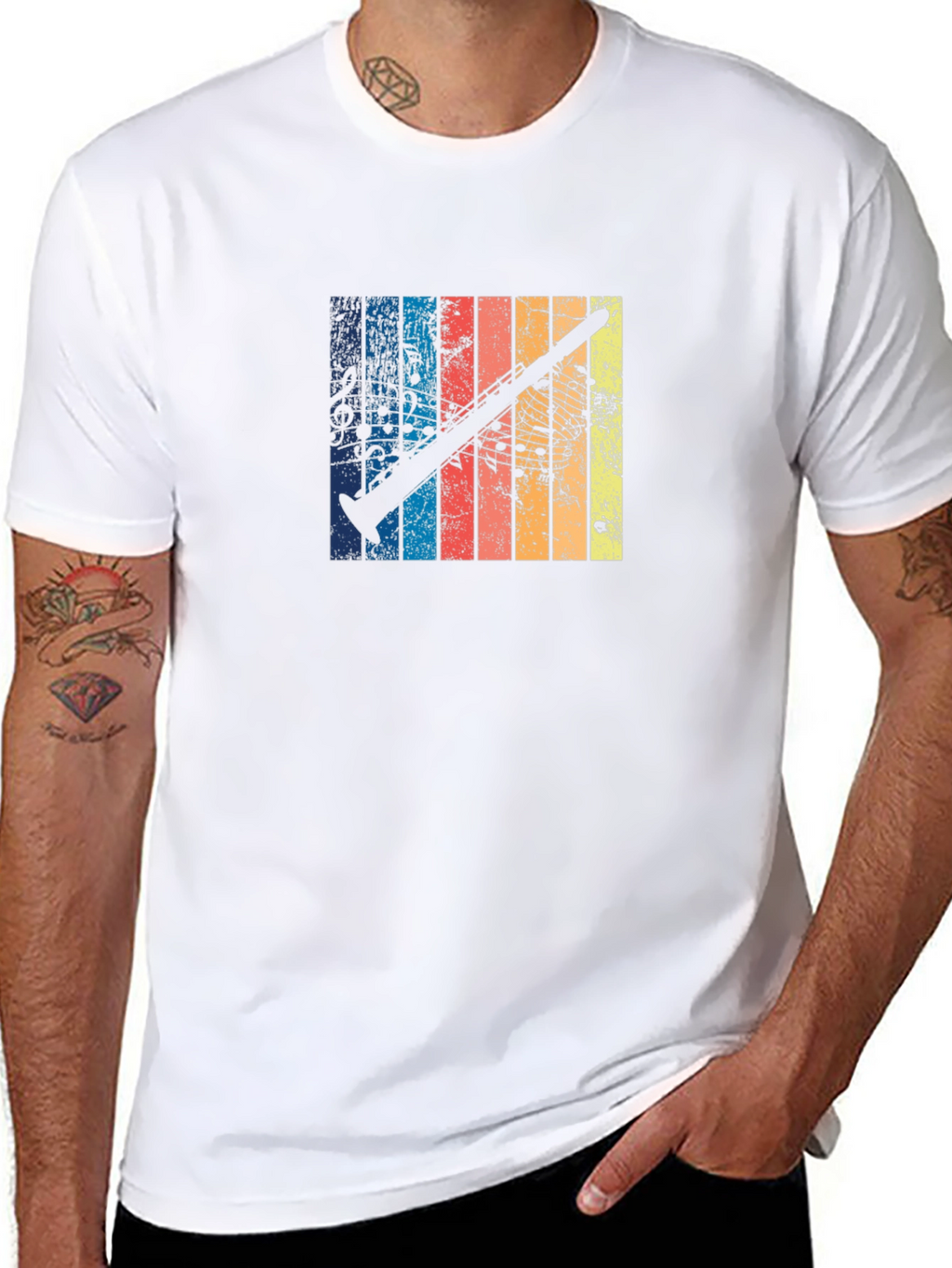 Retro Clarinet Music T-Shirt