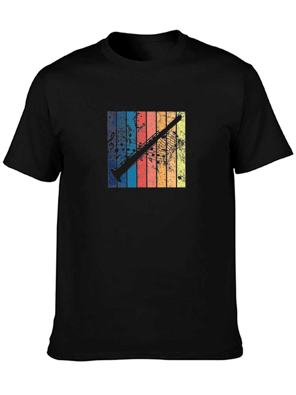 Retro Clarinet Music T-Shirt
