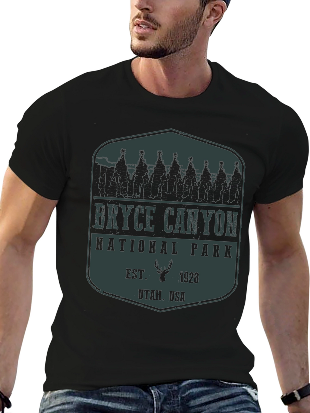 Bryce Canyon National Park Black Graphic Tee