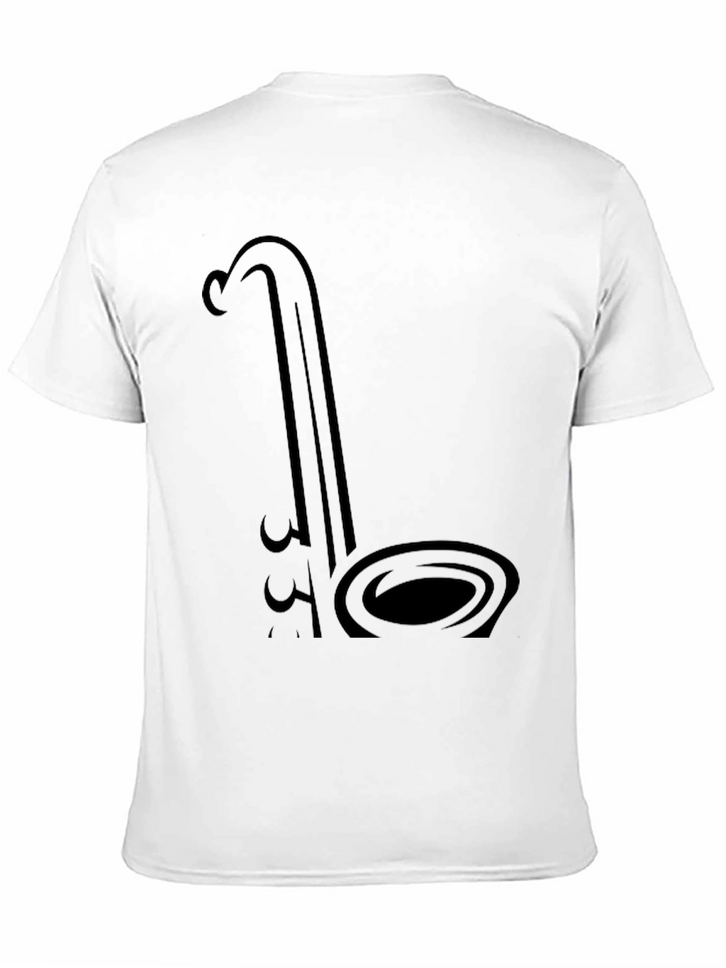 Saxophone Graphic Black T-Shirt - Musician Style