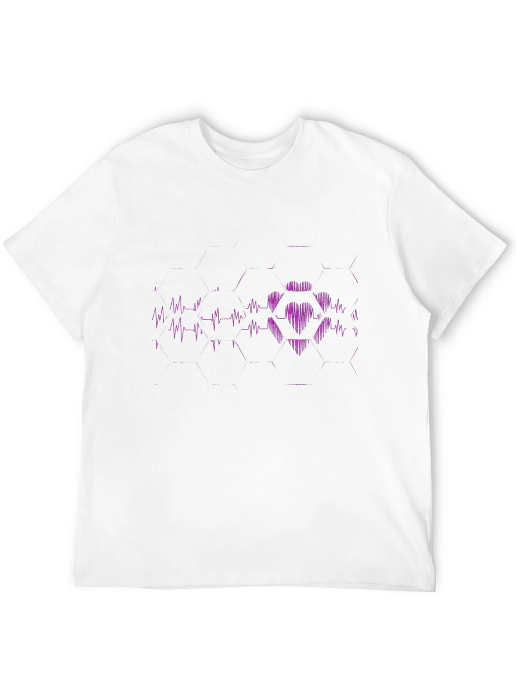 Heartbeat Graphic Tee - Cool Design