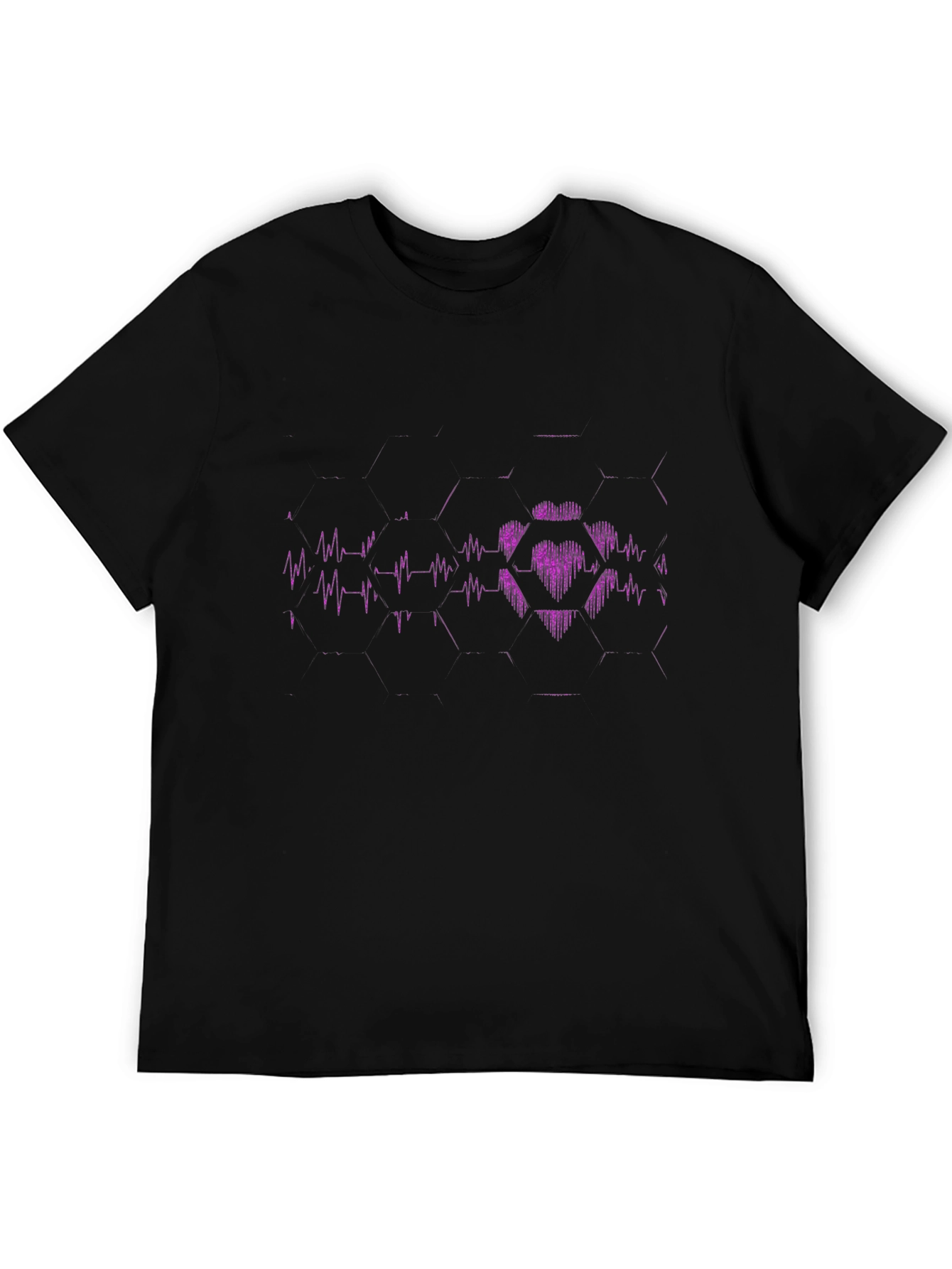 Heartbeat Graphic Tee - Cool Design