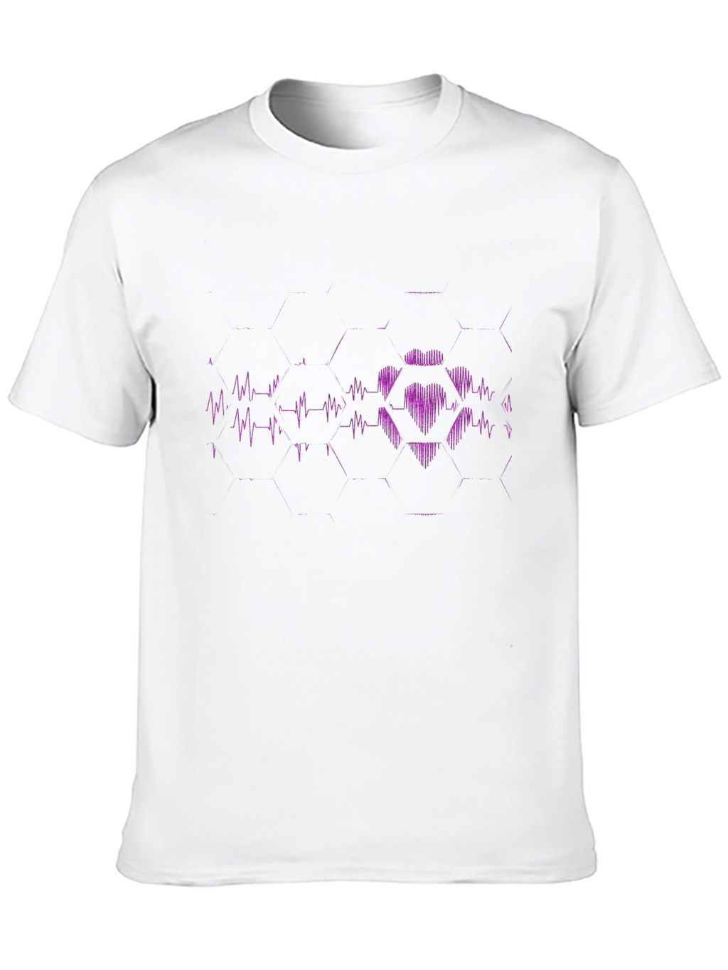 Heartbeat Graphic Tee - Cool Design