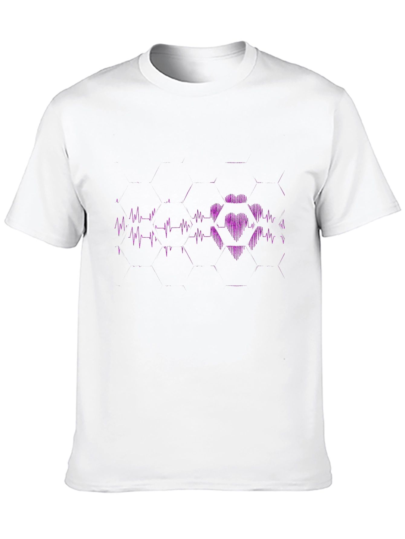 Heartbeat Graphic Tee - Cool Design