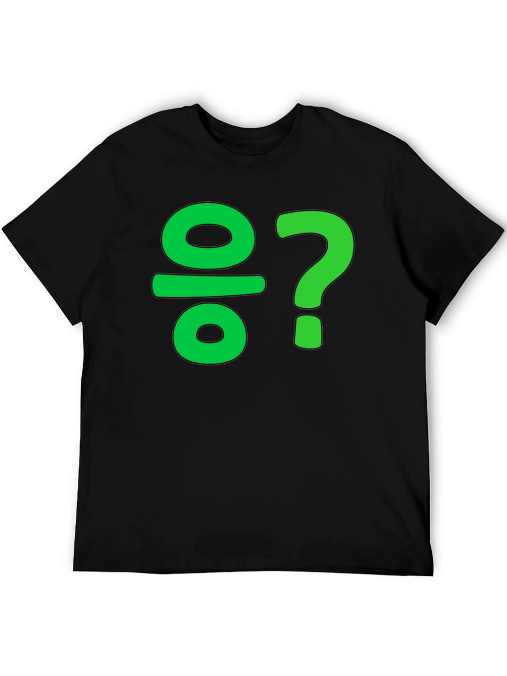 Riddler Inspired Green Question Tee