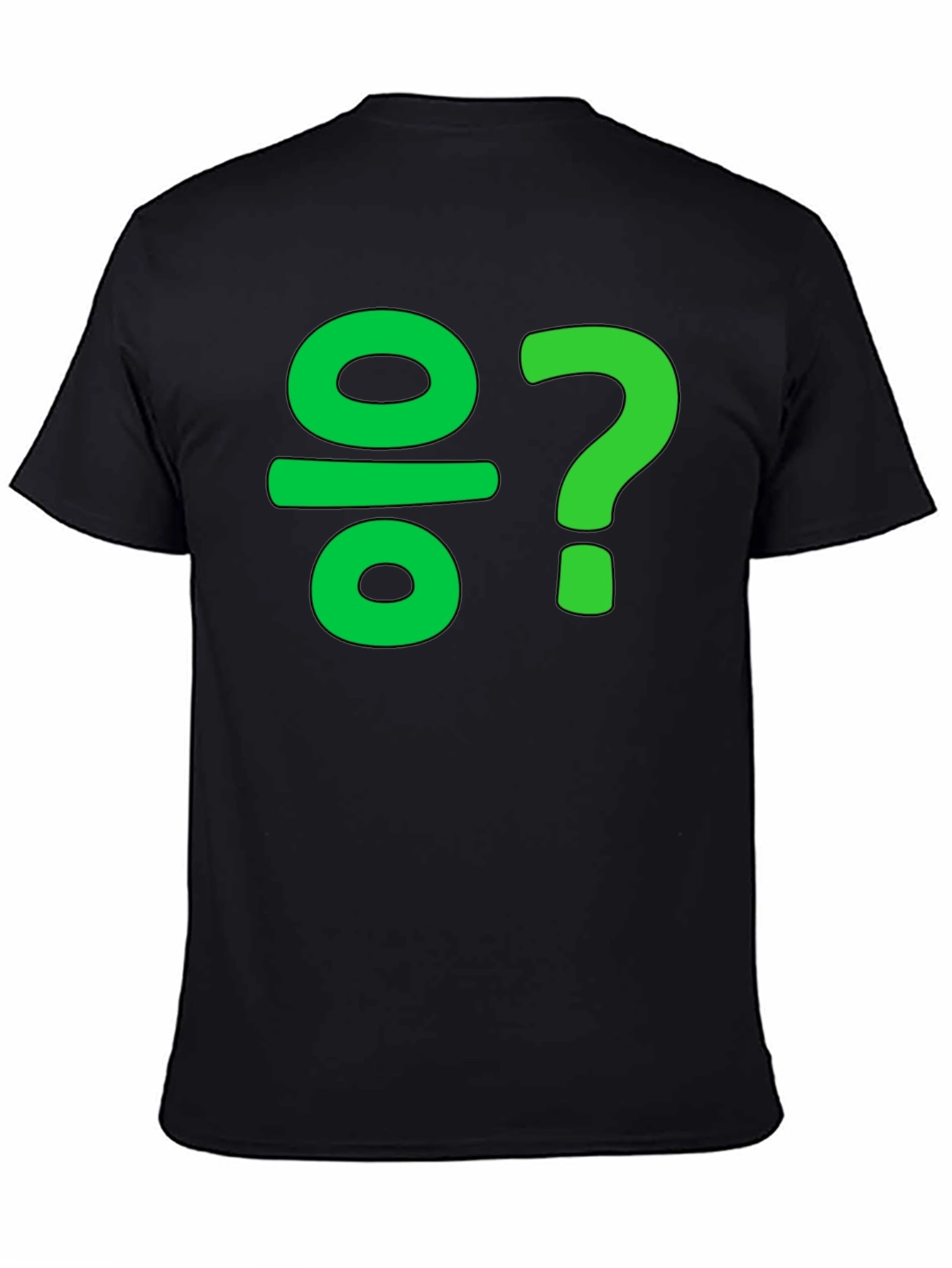 Riddler Inspired Green Question Tee
