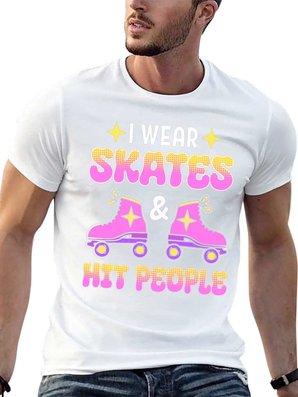 I Wear Skates and Hit People T-Shirt