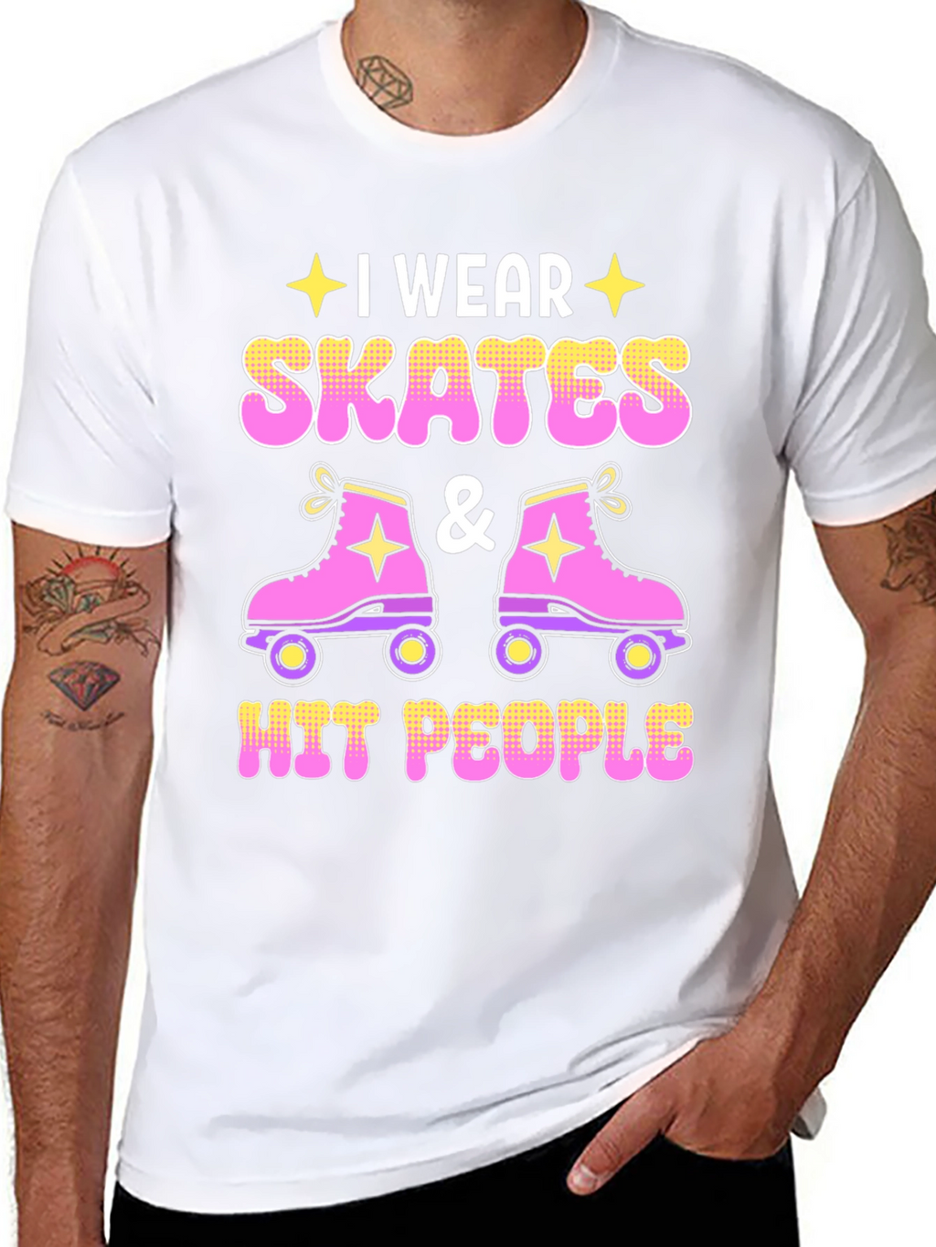 I Wear Skates and Hit People T-Shirt