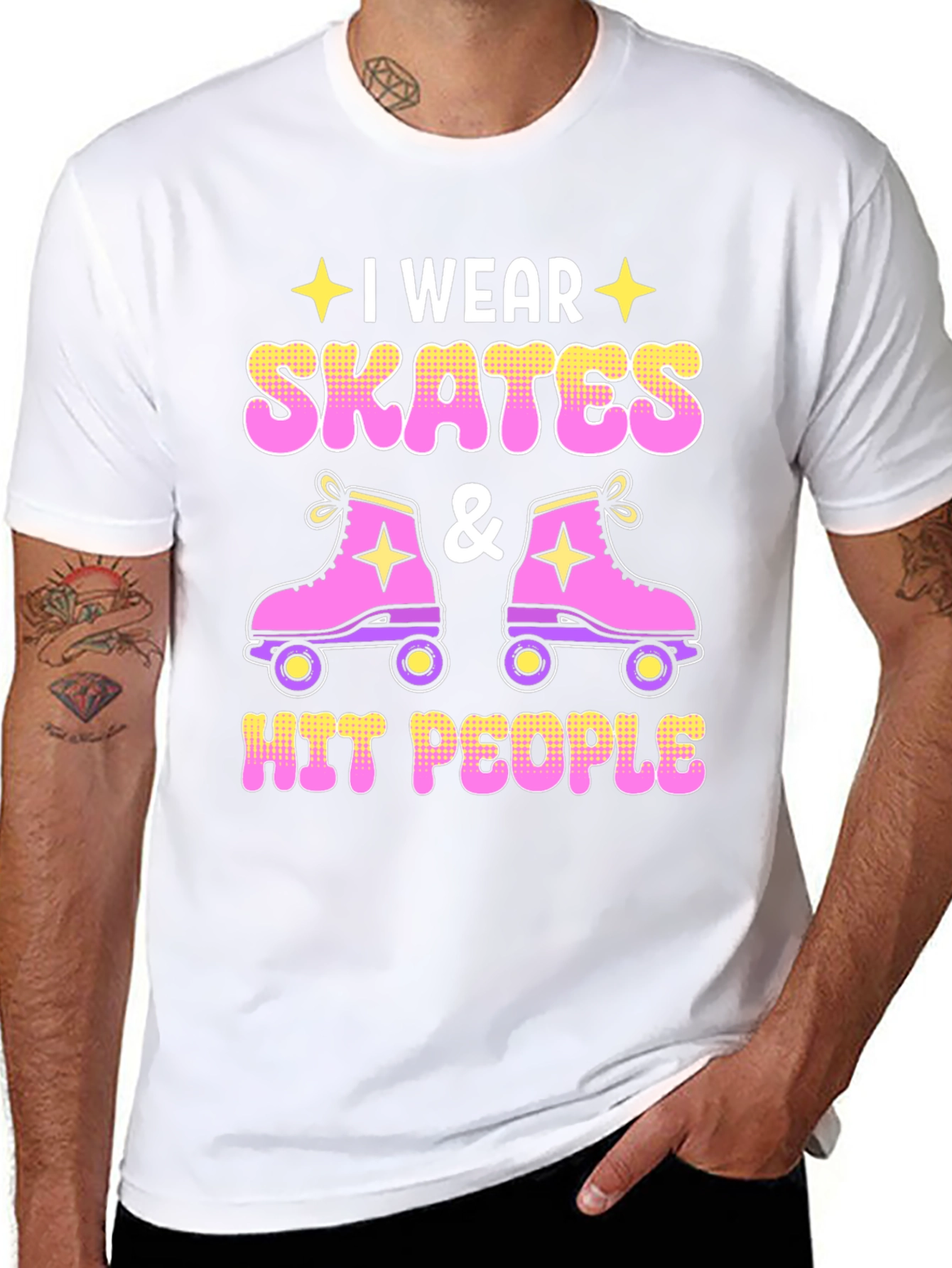 I Wear Skates and Hit People T-Shirt
