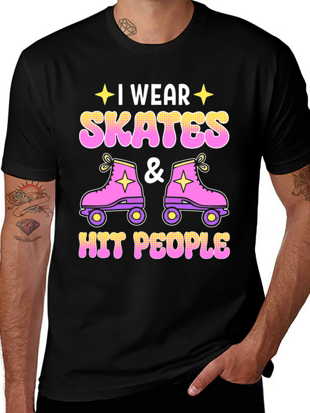 I Wear Skates and Hit People T-Shirt