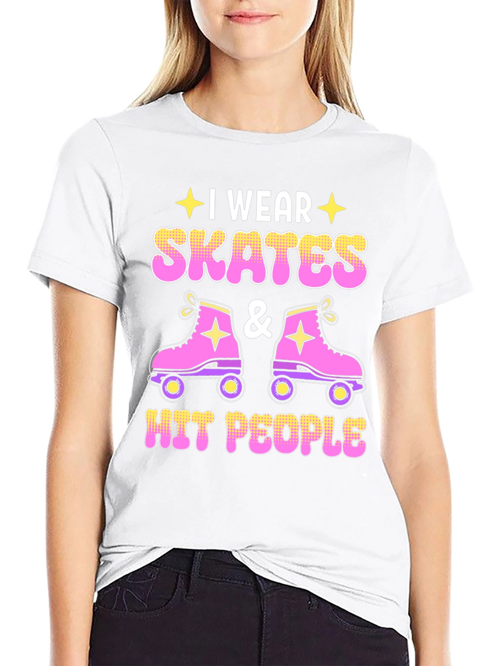 I Wear Skates and Hit People T-Shirt