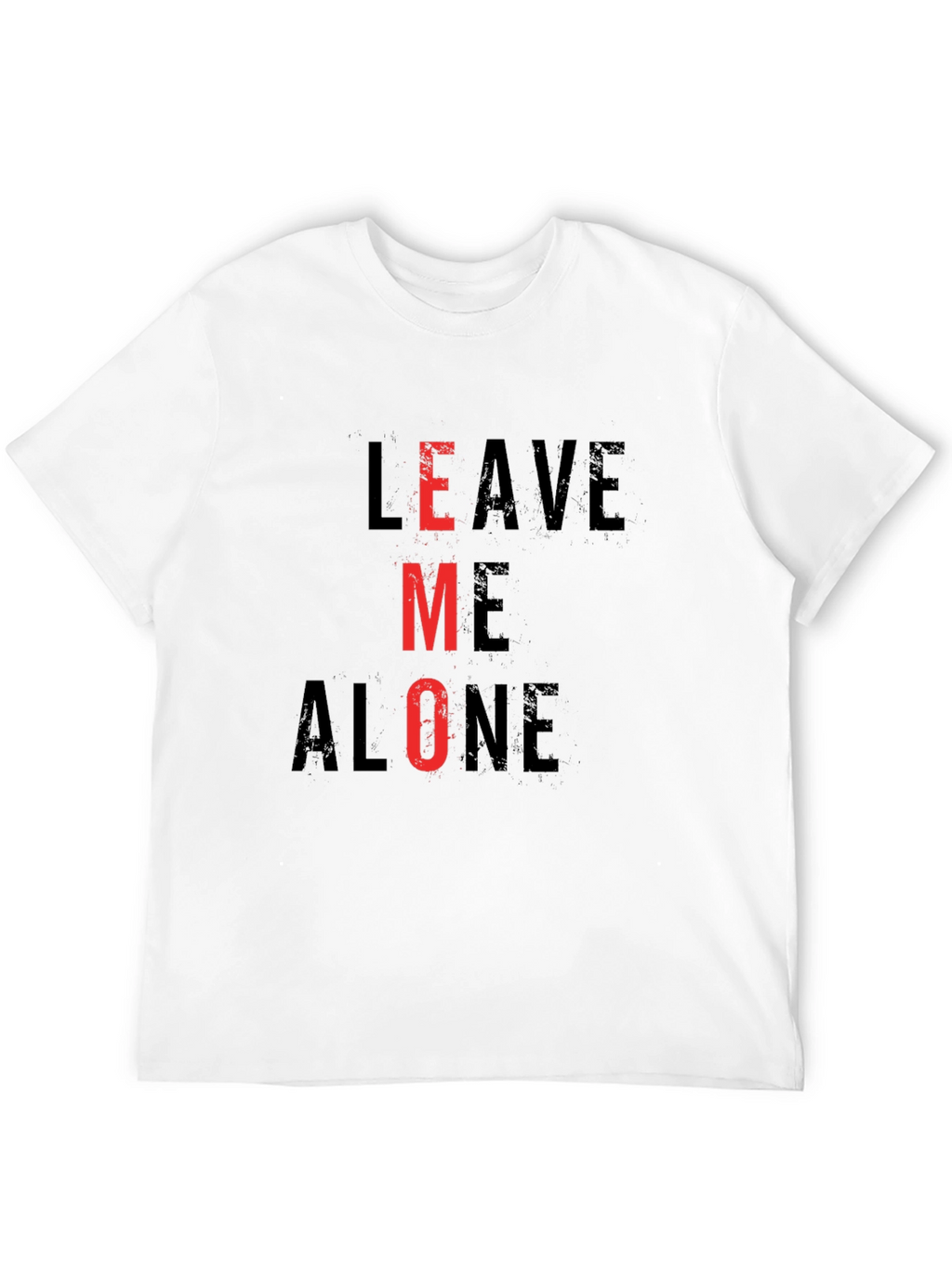 Leave Me Alone T-Shirt Funny Emo Tee