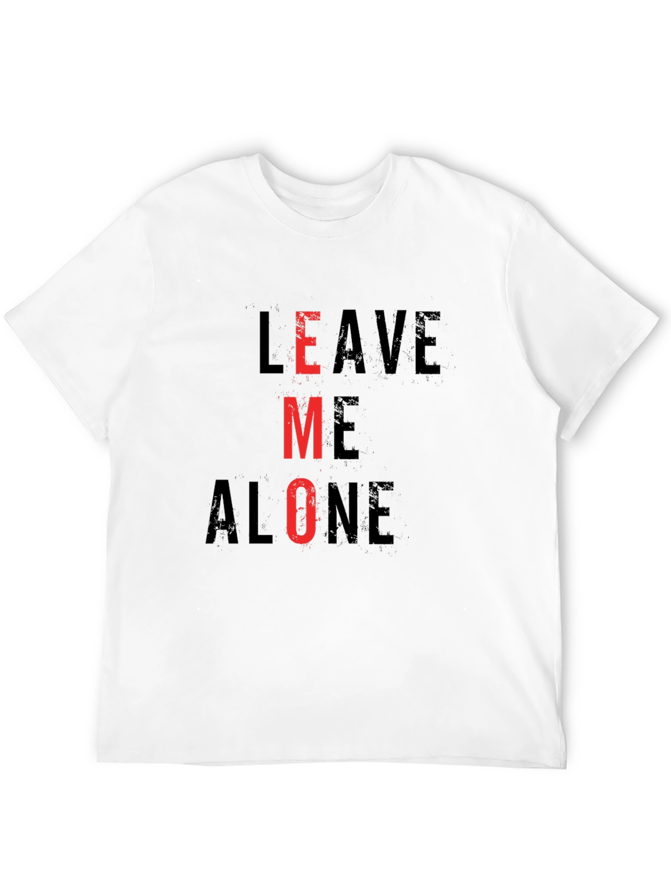Leave Me Alone T-Shirt Funny Emo Tee