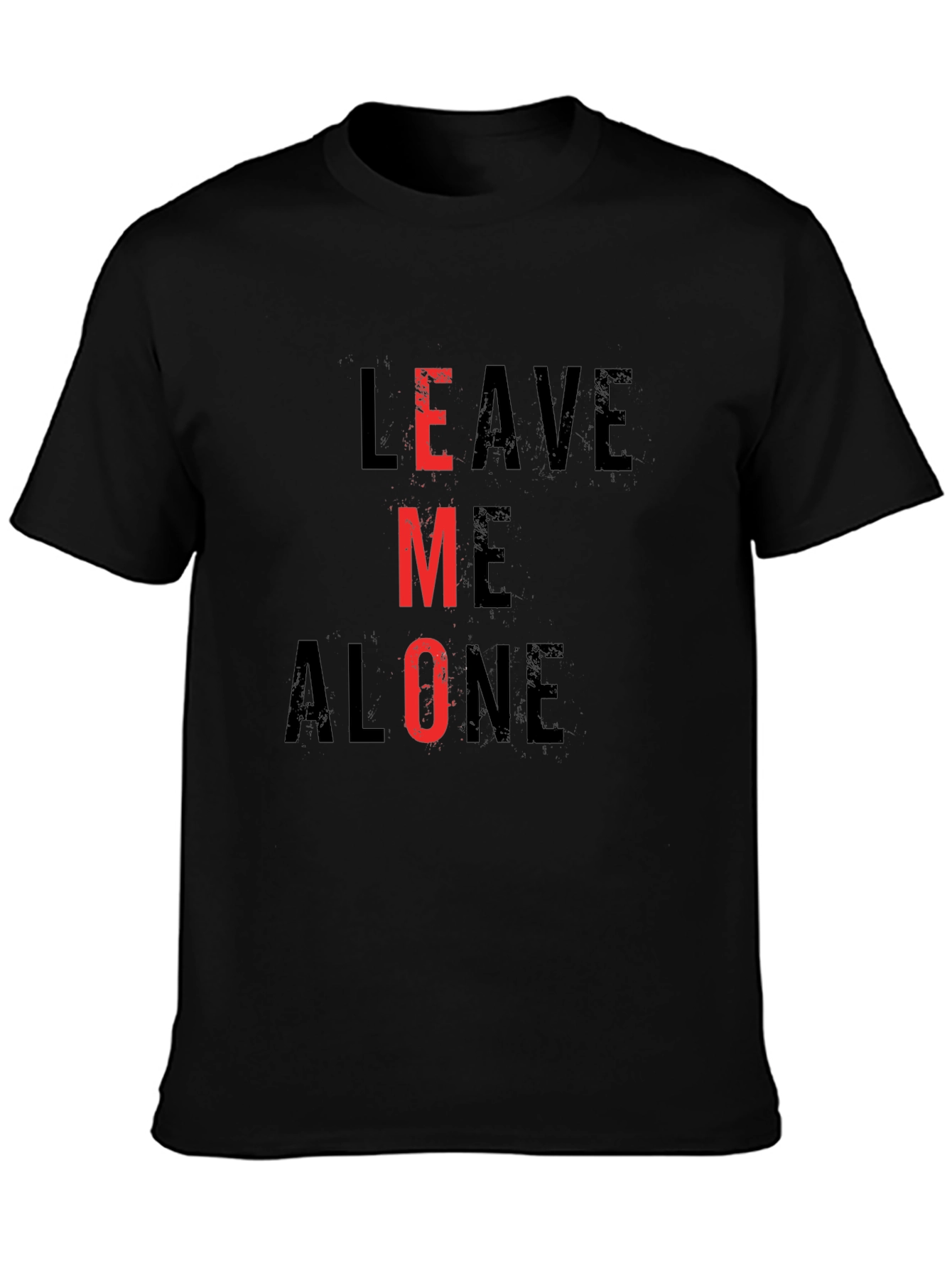 Leave Me Alone T-Shirt Funny Emo Tee