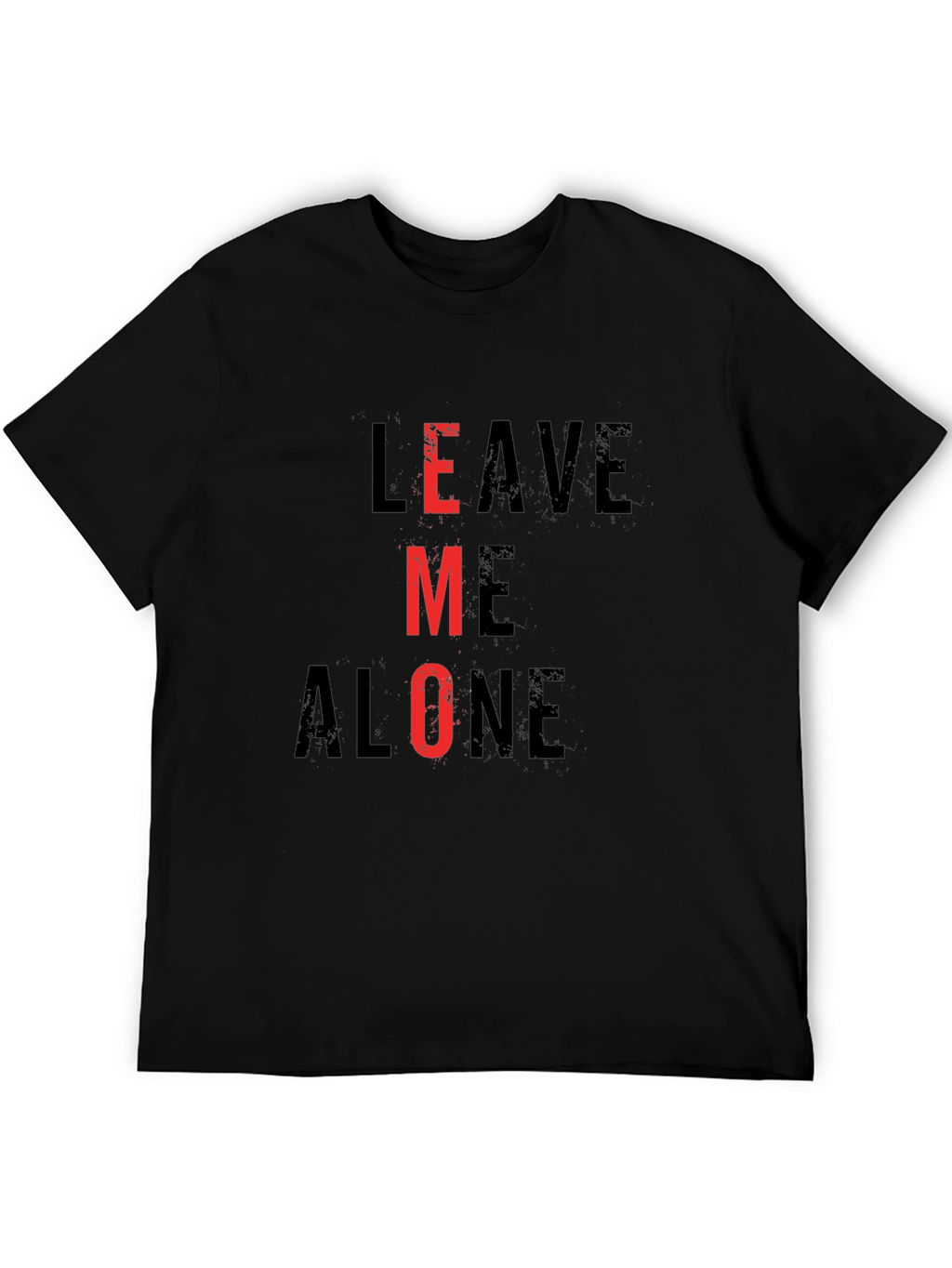 Leave Me Alone T-Shirt Funny Emo Tee