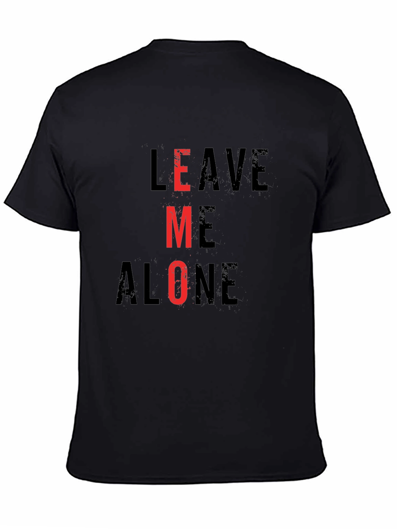 Leave Me Alone T-Shirt Funny Emo Tee